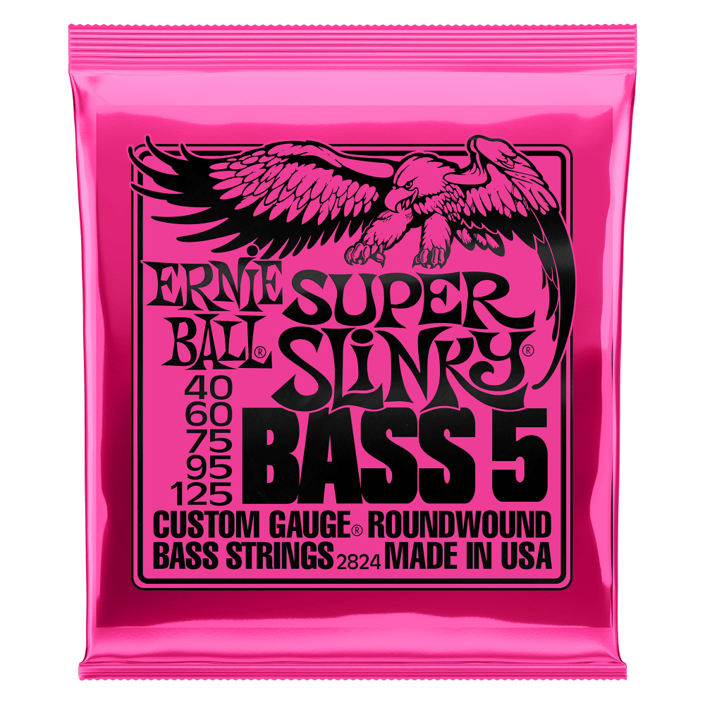 Cuerdas de Bajo Ernie Ball Super Slinky 40-125 5 cuerdas