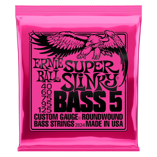 Cuerdas de Bajo Ernie Ball Super Slinky 40-125 5 cuerdas