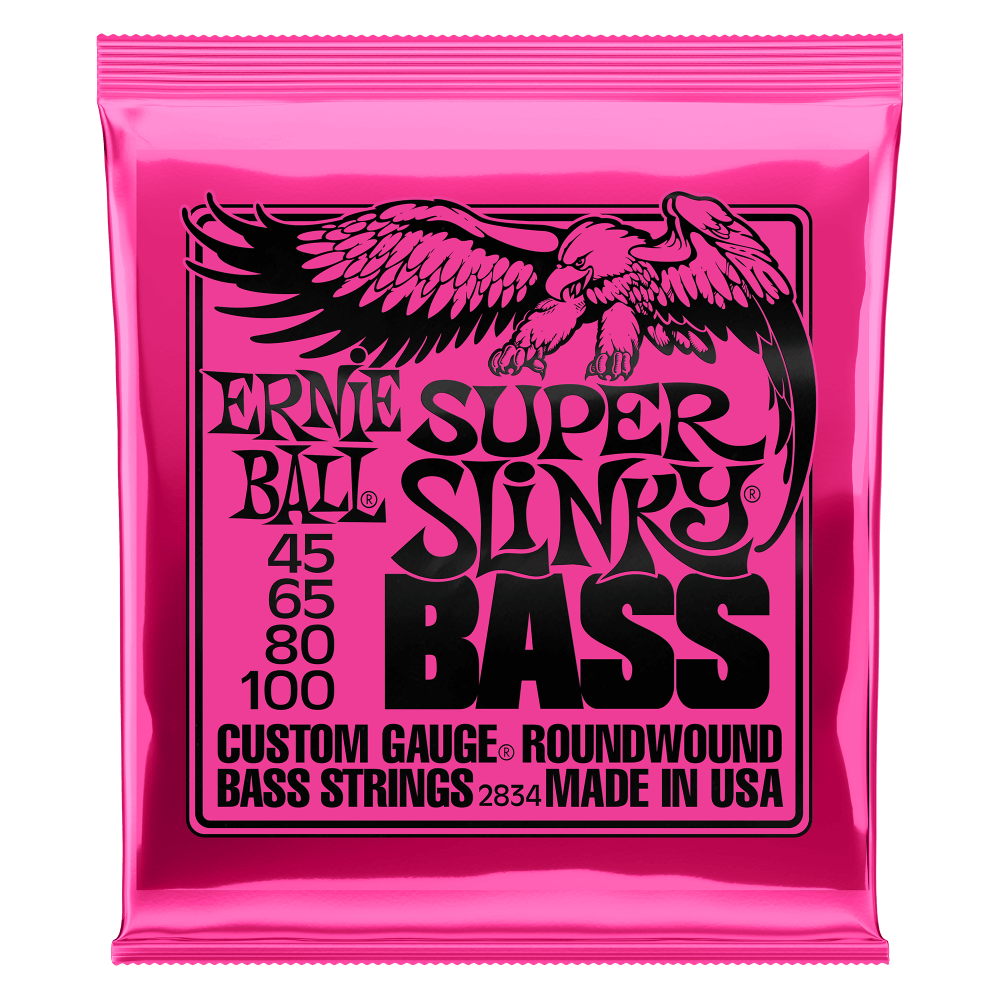 Cuerdas de Bajo Ernie Ball Super Slinky 45-100