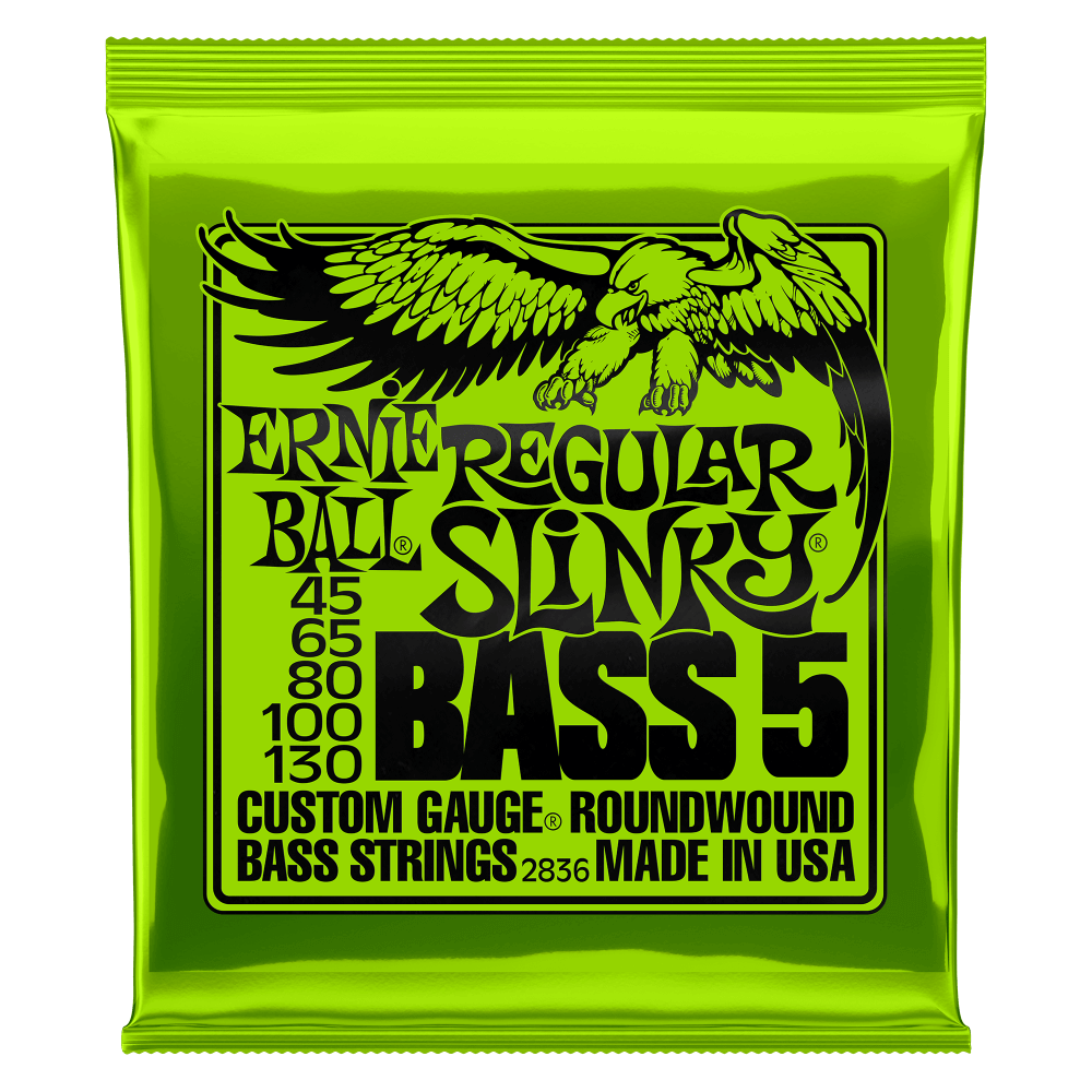 Cuerdas de Bajo Ernie Ball Regular Slinky 45-130 5 cuerdas