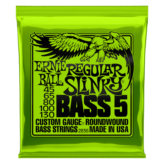 Cuerdas de Bajo Ernie Ball Regular Slinky 45-130 5 cuerdas