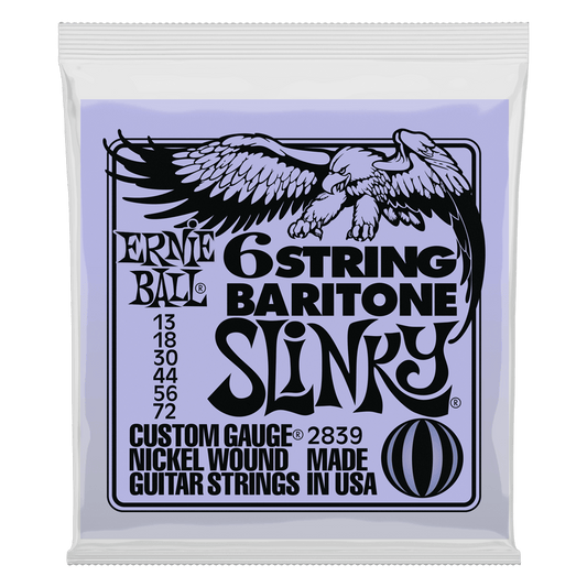 Cuerdas de Guitarra Electrica Ernie Ball Baritono 13-72