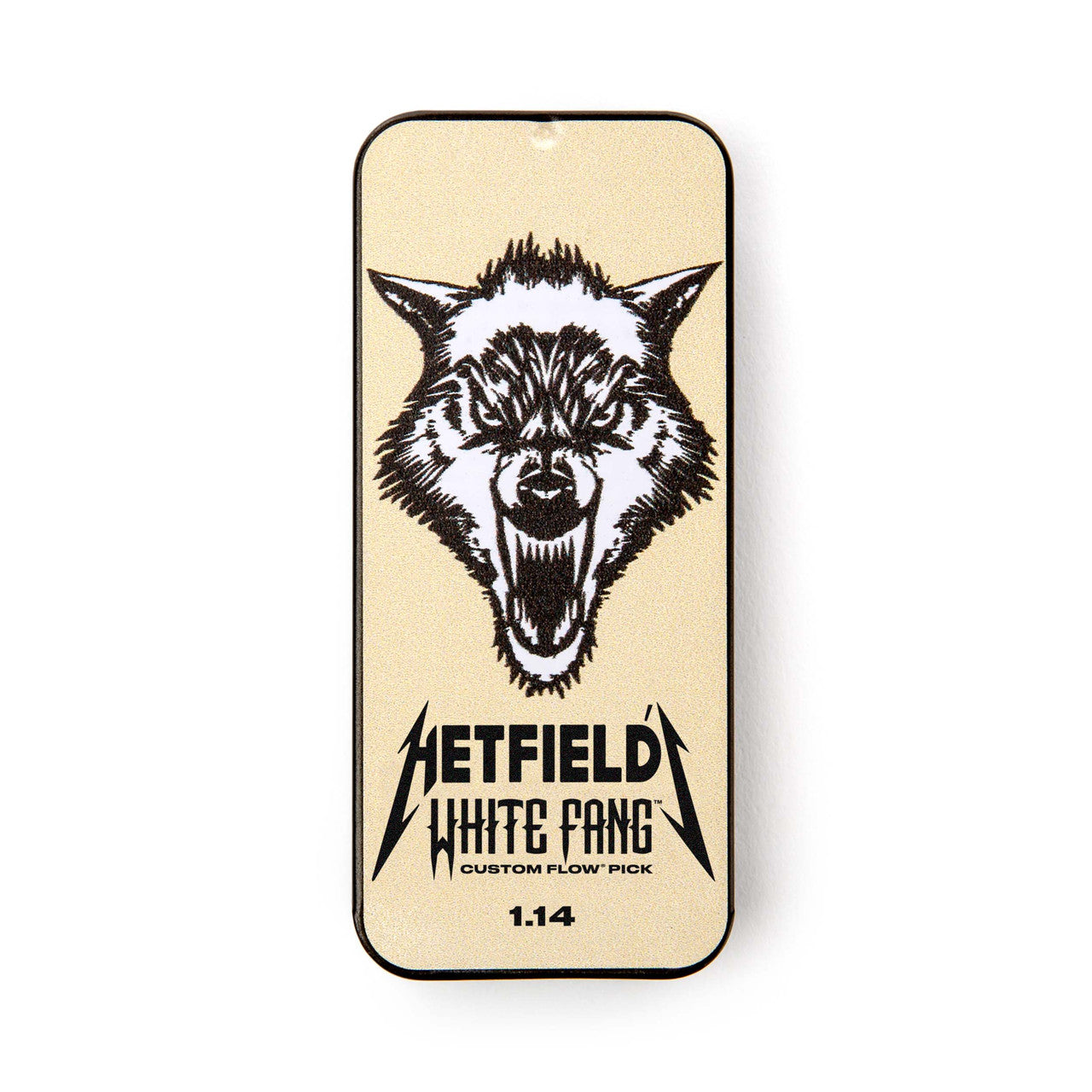 Uñetas Dunlop Signature HETFIELD'S WHITE FANG PICK TIN 1.14MM Box 6 Unidades