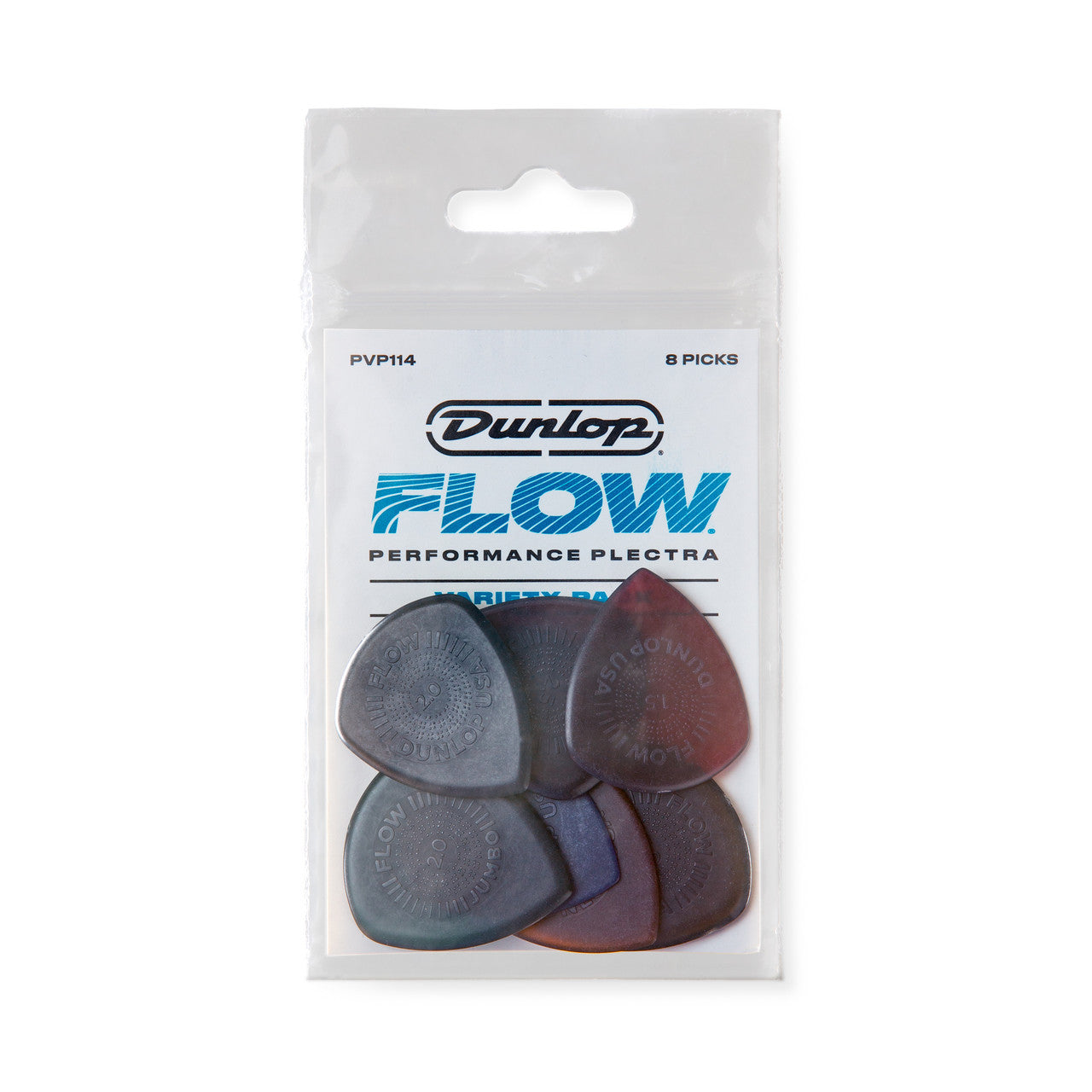 Uñetas Dunlop FLOW® STANDARD PICK VARIETY PACK Pack de 6 Unidades