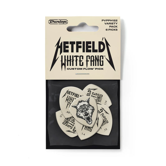 Uñetas Dunlop Signature James Hetfield White Fang Flow Variety Pack