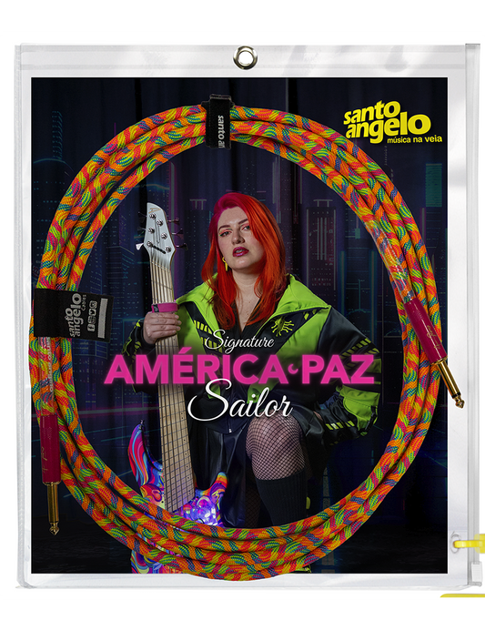 Cable Santo Angelo Signature América Paz Sailor Neon Largo: 4.57 mt Santo Angelo