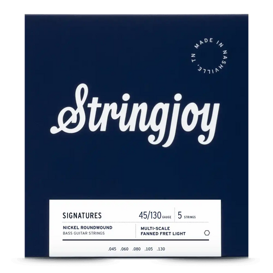 Cuerdas Stringjoy de Bajo 5 Cuerdas Nickel Multiescala 45/130