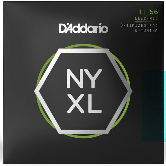 D'Addario NYXL Electric Guitar Strings NYXL1156 Medium Top/Extra Heavy Bottom 11-56