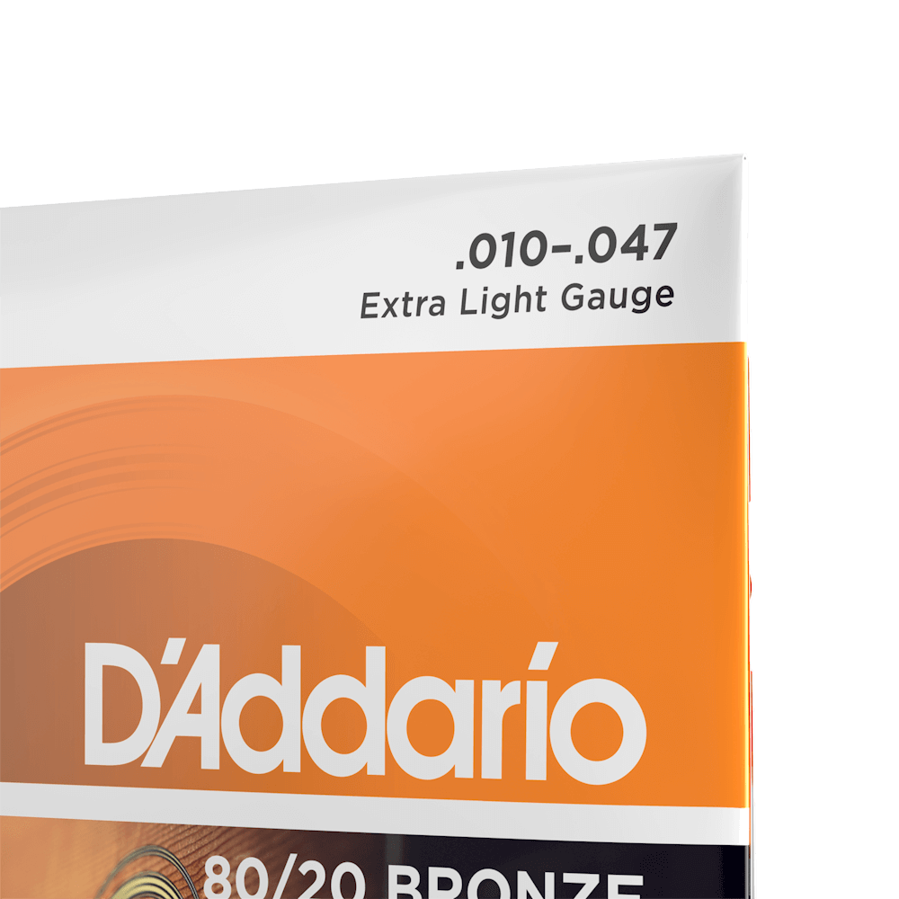 Cuerdas para Guitarra Acustica Bronce Daddario 80/20 10/47