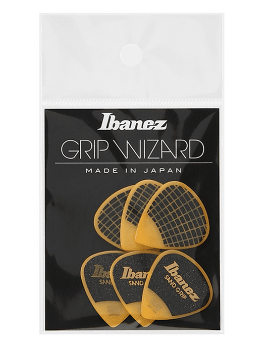 Pack Uñetas Ibanez Sand Grip Heavy 6 Unidades Made in Japon