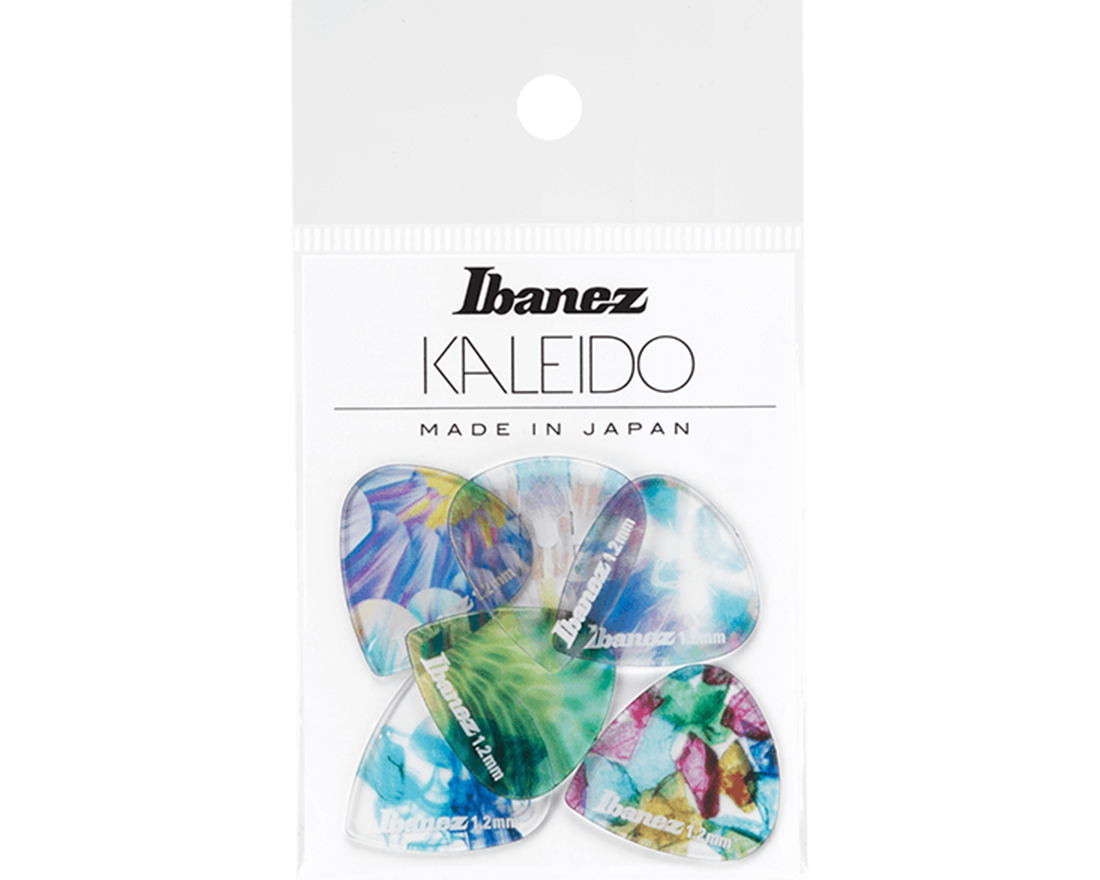 Pack de Uñetas Ibanez Kaleido 1,2 mm 6 unidades Made in Japon