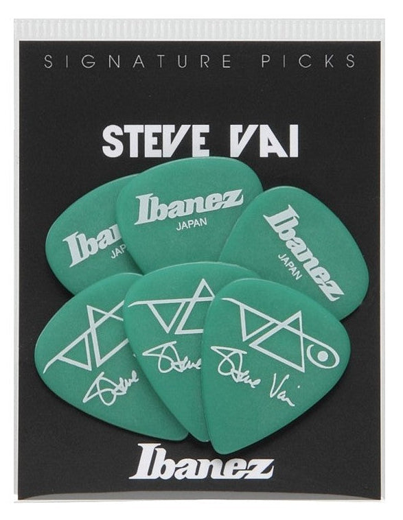 Pack Uñetas Ibanez Steve Vai Signature Made un Japan 6 Unidades - Verdes