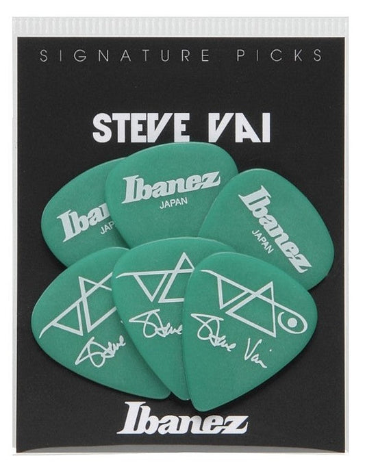 Pack Uñetas Ibanez Steve Vai Signature Made un Japan 6 Unidades - Verdes