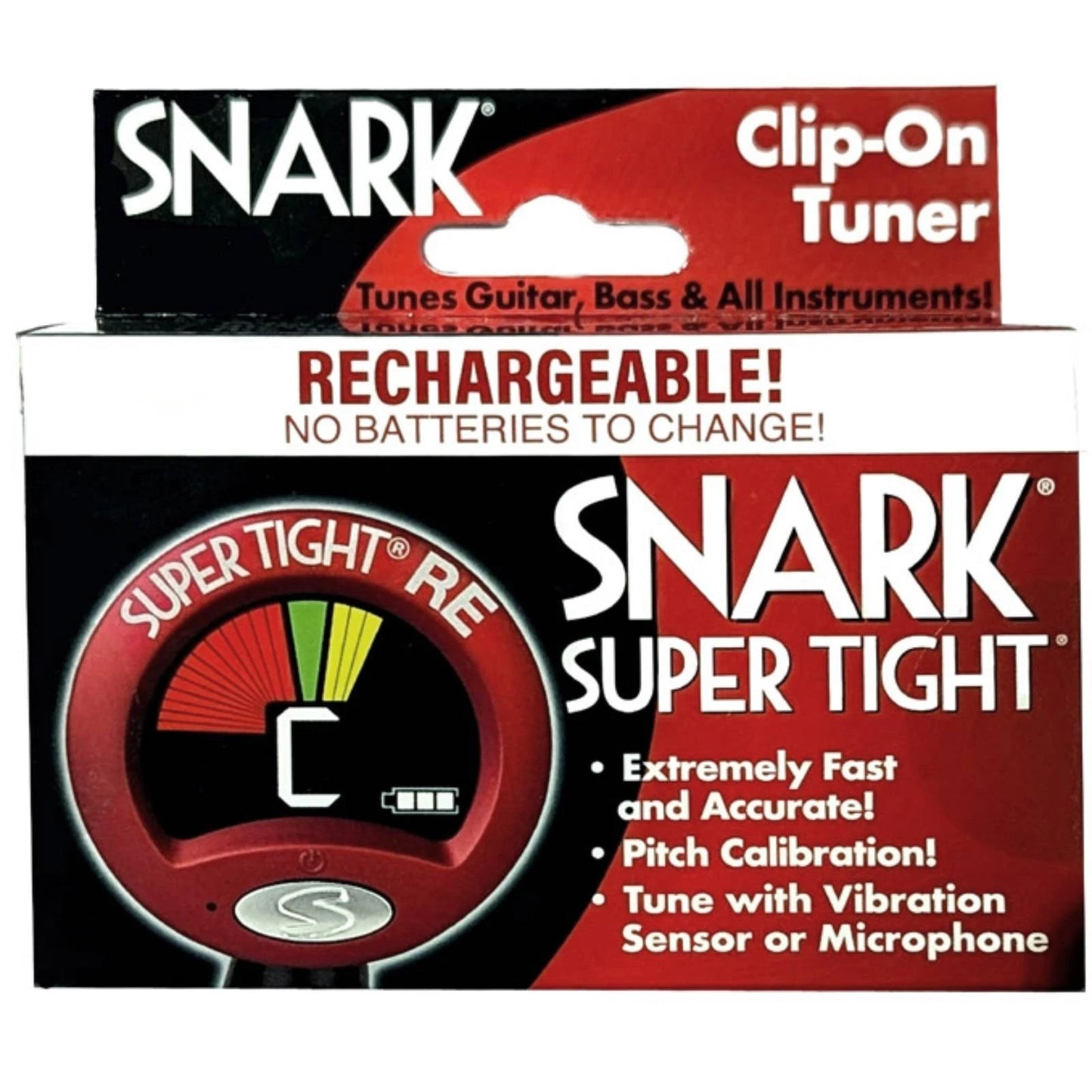 Afinador Cromatico Snark ST-2 Recargable con Clip